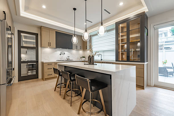 Kitchen backsplash design Black Diamond